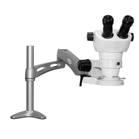 Scienscope NZ Stereo Zoom Microscope With Compact LED Light On Articulating Arm NZ-PK3-E1